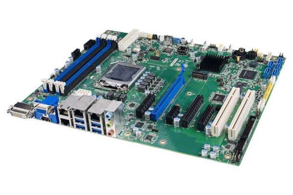 LGA 1200 Intel® Xeon® W & 10th Gen. Core™ ATX Server Board с 4 x DDR4, 5 x PCIe, 2 x PCI, 4 x USB 3.2, 5 x SATA 3 ASMB-787