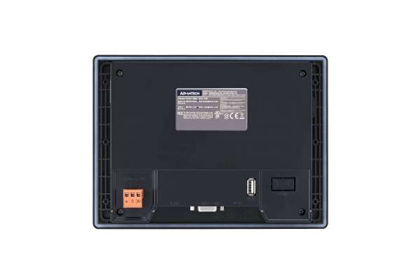 HMI панель оператора Advantech WebOP-2070T c IP66 7" WVGA екраном,  ПЗ WebAccess/HMI і портами RS232/485, LAN, USB