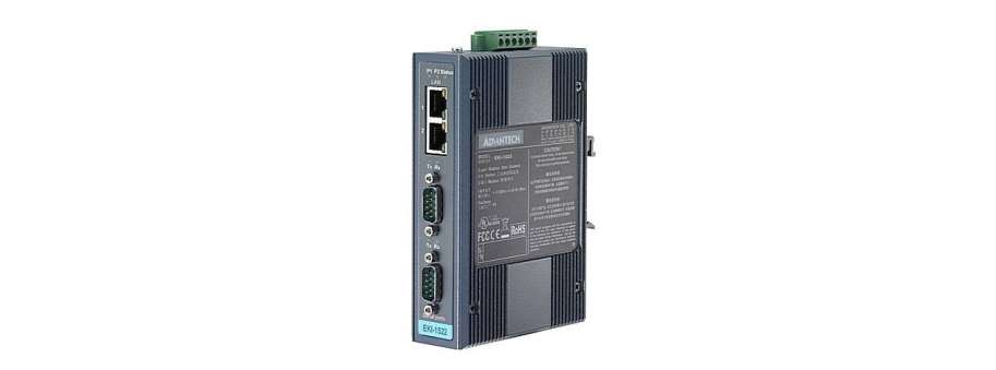 Сервер послідовних портів 2хRS232/485 Advantech EKI-1522 з гальванічною розв'язкою і ESD захистом
