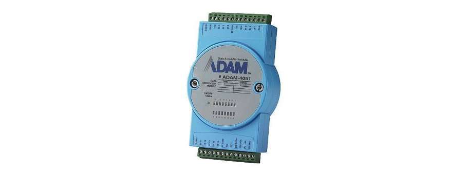 16-ти канальный модуль дискретного ввода с гальванической развязкой Advantech ADAM-4051 с интерфейсом RS-485