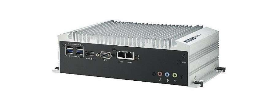 Вбудований комп'ютер на Core™ i3/i7 або Celeron™ з пасивним охолодженням, 2/4 порти Ethernet Advantech ARK-2150 