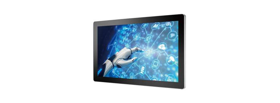15.6" PC Vecow MTC-7015W 1366 x 768 (16:9) WXGA TFT LED LCD multi-touch panel PC with -5°C to 55°C operating temperature
