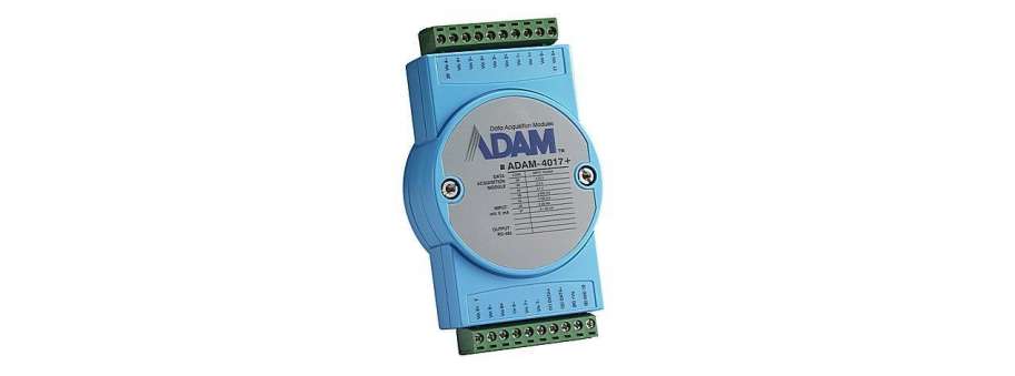 8-ми канальний диференційний модуль аналогового вводу з 16 біт АЦП Advantech ADAM-4017 з RS-485 і Modbus / RTU