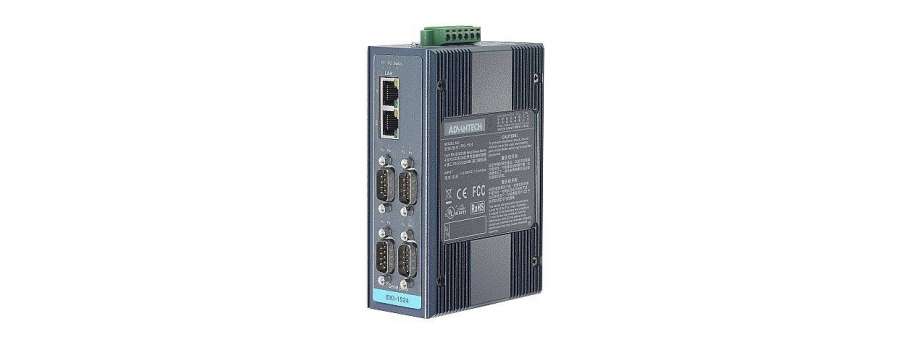 Сервер послідовних портів 4хRS232/485 з гальванічною розв'язкою і ESD захистом Advantech EKI-1524 