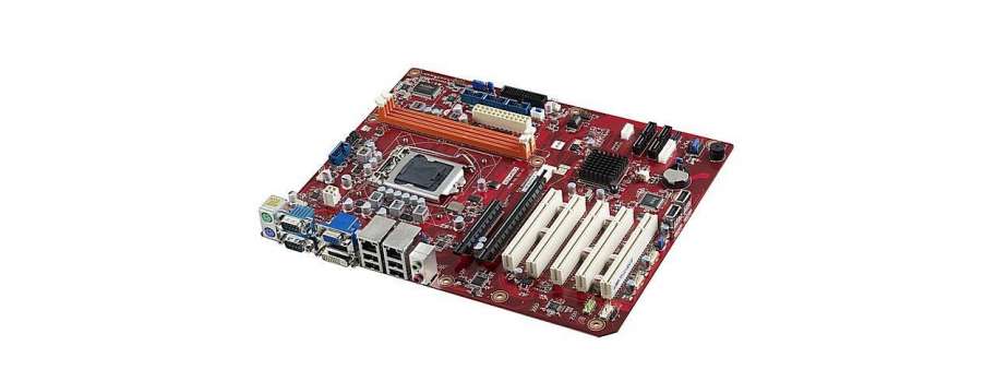 Материнская плата ATX Advantech AIMB-701 LGA1155 с чипсетом H61, 5 слотов PCI,  PCI-E x16 и PCI-E x4, 4 порта RS232