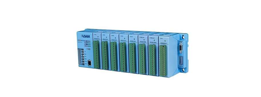 Шасі контролера Advantech ADAM-5000 для встановлення 4 або 8 модулів вводу/виводу з інтерфейсом RS485 або Ethernet