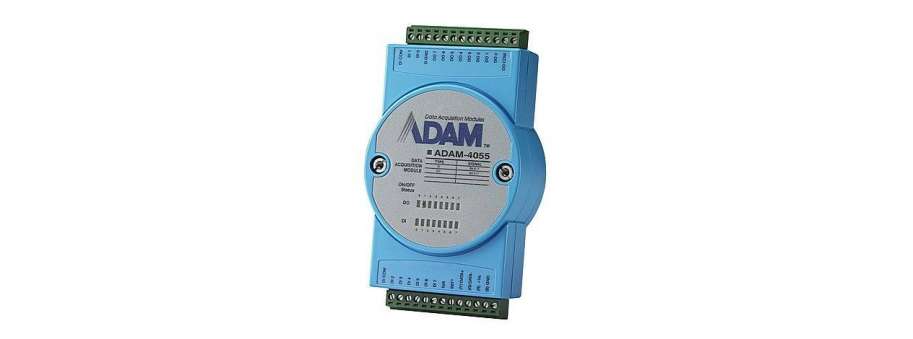 Модуль дискретного ввода/вывода 16 бит с гальванической развязкой Advantech ADAM-4055 с RS-485