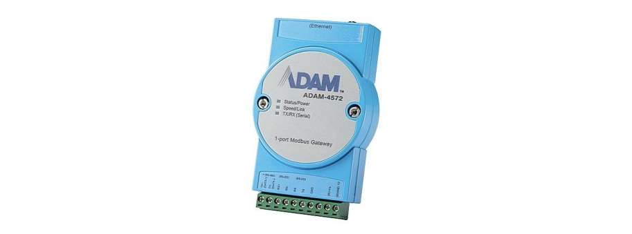 Шлюз передачи данных Advantech ADAM-4572 от порта RS-232/422/485 с протоколом Modbus в сеть Ethernet