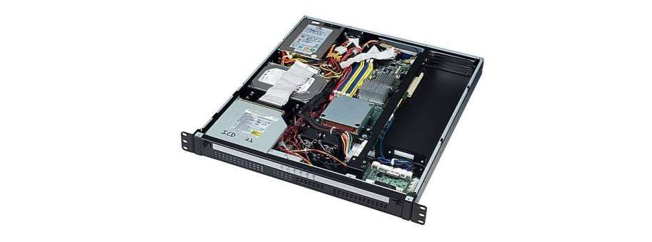 1U Рекмаунт корпус Advantech ACP-1010MB/BP для материнської плати ATX або одноплатного промислового комп'ютера