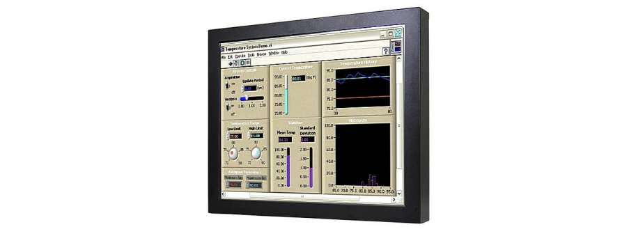 Промышленный 19" SXGA монитор Winmate R19L300-CHM1, разрешение 1280x1024 в стальном корпусе с сенсорным экраном 