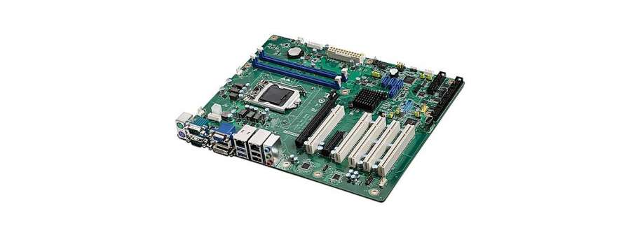 Промислова плата ATX Advantech AIMB-705 LGA1151 з чіпсетом H110, 5 слотів PCI, PCI-E x16 і PCI-E x4, 5 портів RS232