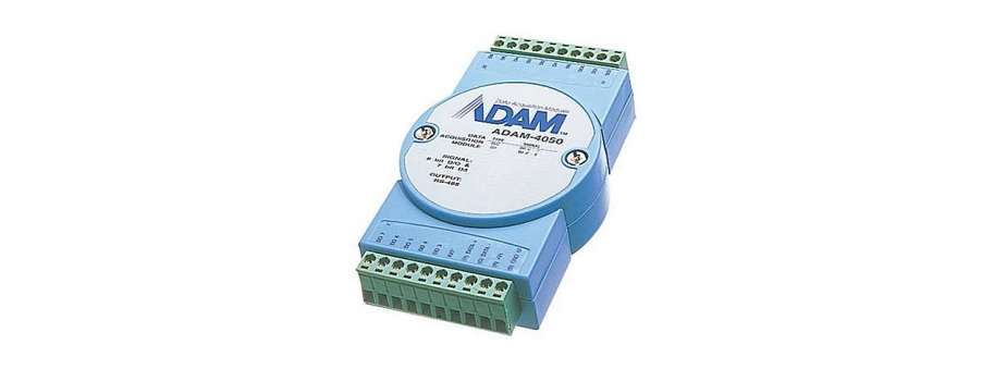 15-ти канальный модуль дискретного ввода/вывода (7+8 бит) Advantech ADAM-4050 с последовательным интерфейсом RS485