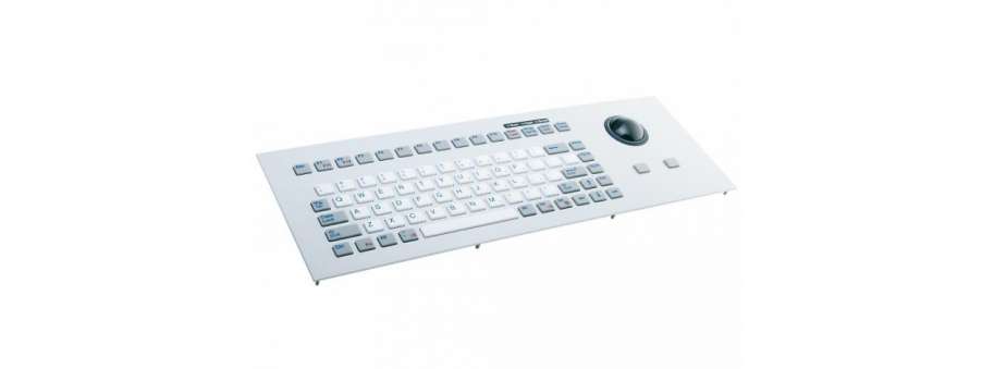 IP65 клавіатура на поверхню з силіконовими клавішами GETT InduKey TKG-083b з сенсорним або кульовим маніпулятором