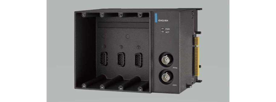 Industrial DAQ module chassis for controllers, expandable via additional slice modules AMAX-5000 Advantech iDAQ-964