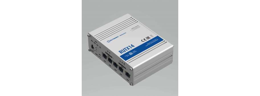 Промисловий стільниковий маршрутизатор 4g lte cat12 Teltonika з RMS та GNSS RUTX14
