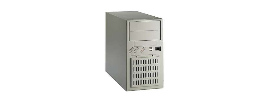 Компактный корпус промышленного компьютера Advantech IPC-6608BP для установки 8 плат полной длины и ATX БП