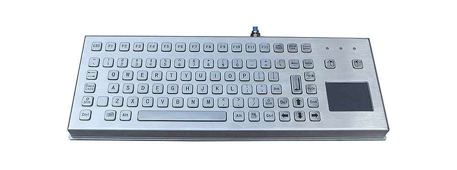 89 keys protected stainless steel desk top keyboard X-key X-PP89D