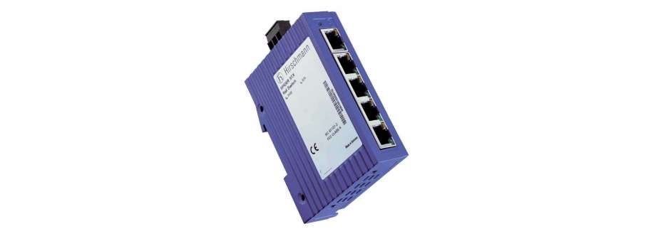 Промислові некеровані комутатори 2 - 16 портів Fast та Gigabit Ethernet на DIN рейку Hirschmann SPIDER