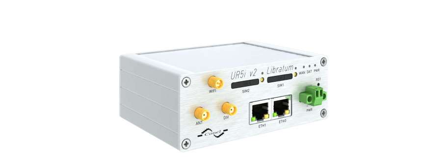 Промышленный 3G UMTS/HSPA+ Wi-Fi роутер Advantech B+B UR5i v2 Libratum, на 2 SIM-карты, c 2 портами Ethernet