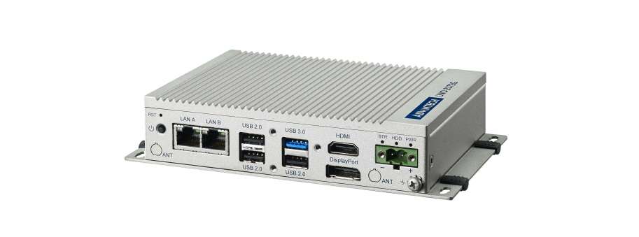 Intel Atom/Celeron Small-Size Modular Box Platform Advantech UNO-2372G with 2 GbE,4 USB, 4 COM, 2 x mPCIe, HDMI, DP