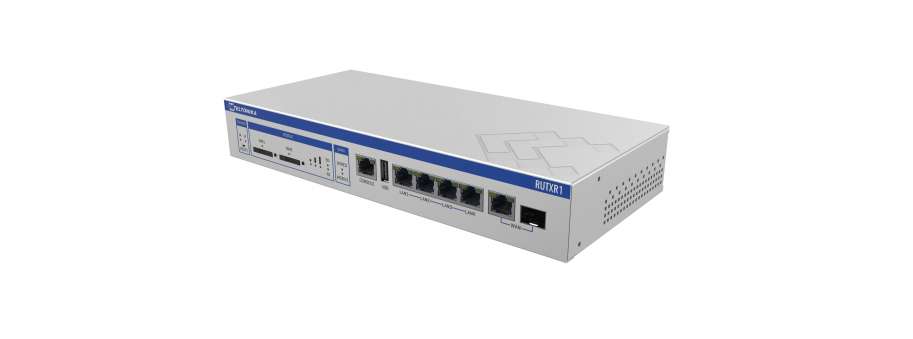 Enterprise rack-mountable LTE router Teltonika RUTXR1 with SFP