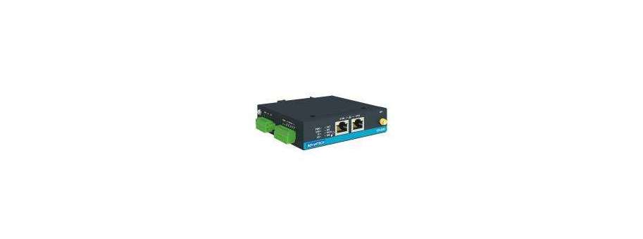 Промисловий маршрутизатор 4G початкового рівня з 2 портами Ethernet 10/100 Мбіт/с LPWA, зв'язок Cat-M/Cat-NB/GPRS/EDGE Advantech ICR-2412