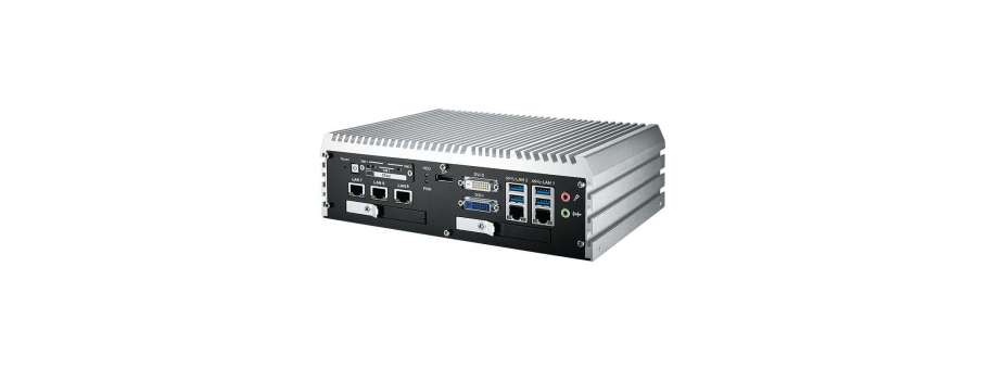  Fanless Embedded System Vecow ECS-9000 with Intel®  C236 Chipset, 9 GigE LAN with 4 PoE+