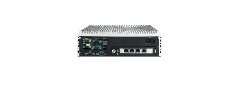 Промисловий безвентиляторний ПК з вбудованим 4-х портовим гігабітним  комутатором з PoE+, та 2 незалежними гігабітними LAN портами Vecow ECS-9160