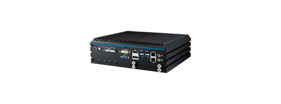 Fanless Workstation Vecow EVS-1000 on Intel® Xeon®/Core™ i7/i5/i3 7th gen and PCI/PCIe slot, USB 3.0