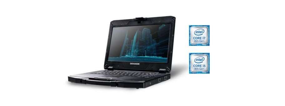 High performance Rugged laptop DURABOOK S14I with an Intel® 8th Generation CPUs and Intel® UHD 620 graphics processors S14I