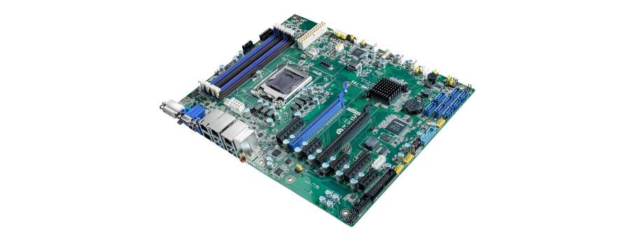 Промислова материнська плата Advantech ASMB-786 LGA1151, Xeon E & Core 8-Gen, чіпсет C246, DDR4, 7 PCIe, 4 GbE LAN