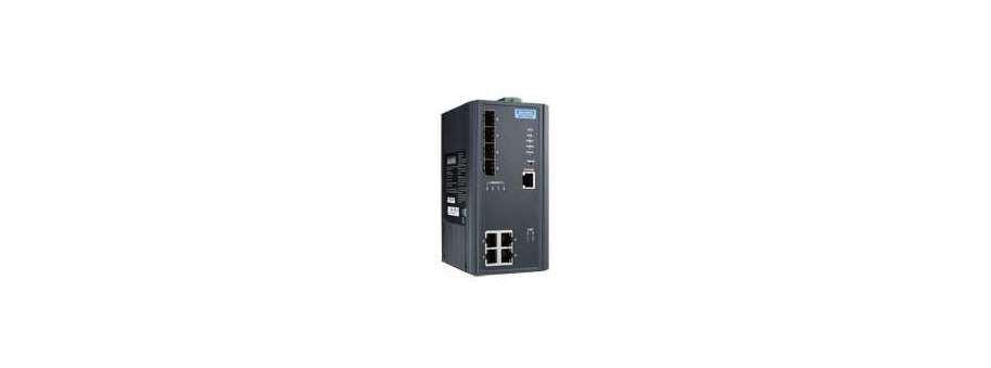  Managed Ethernet Industrial PoE Switch Advantech EKI-7708G-4FP