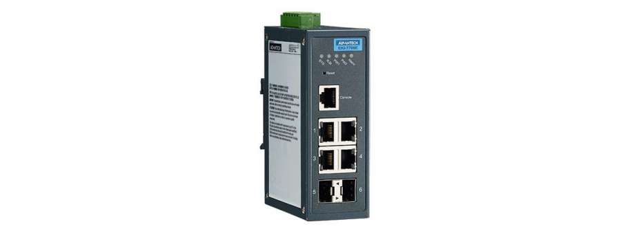 Керований Ethernet-комутатор 4GE + 2G SFP Advantech EKI-7706