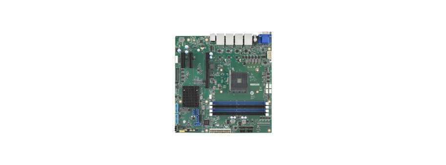 AMD AM4 Ryzen™ 5000 Series MicroATX with 1 DP/HDMI/VGA, 6 COM, 4 GbE LANs, 8 USB 3.2, 4 USB 3.0, 3 USB2.0 Advantech AIMB-522