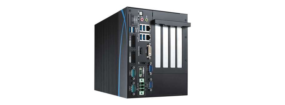 Надійна захищена обчислювальна система на базі 8-ядерного процесора Intel® Xeon®/Core™ i7/i5/i3 9-го/8-го покоління (Coffee Lake Refresh/Coffee Lake) і чипсета Intel® C246, декілька слотів розширення PCI/PCIe Vecow RCX-1400