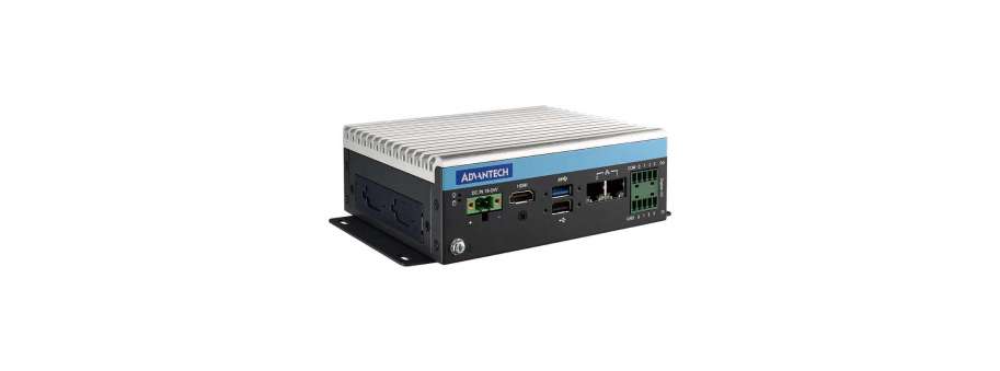 Fanless AI Inference System Based on NVIDIA® Jetson™ Xavier NX with 2 x GbE, 1 x USB 3.0 , 1 x USB 2.0 Advantech MIC-710AIX