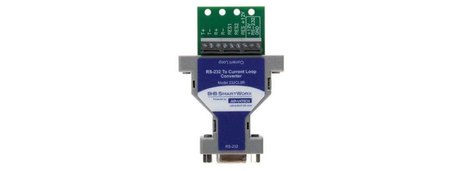 Port-powered RS-232 to current loop converter Advantech BB-232CL9R