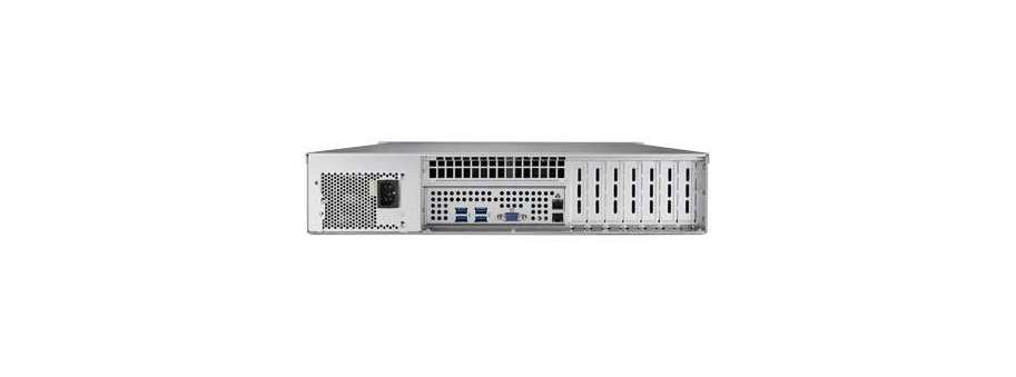 Стієчне шасі Advantech HPC-7282 2U для серверної плати Micro ATX / ATX з 8 відсіками для SAS / SATA, 7 слотами для низькопрофільних модулей розширення