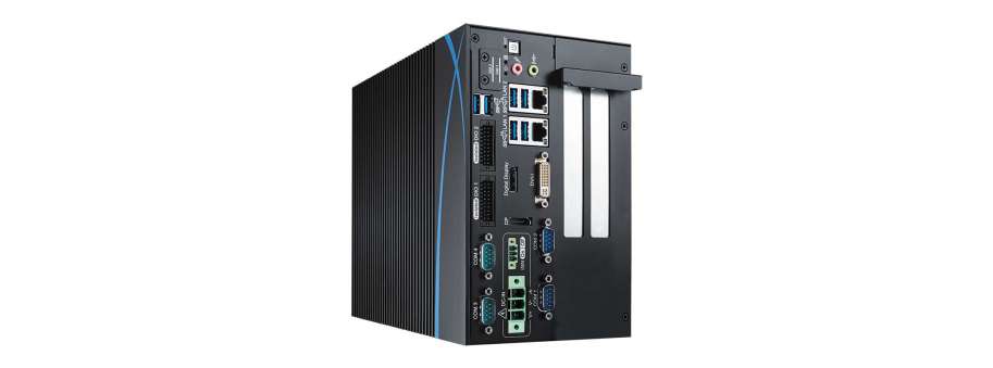 Безвентиляторний ПК на процесорі Intel® Xeon®/Core™ i7/i5/i3, чипсет Intel® C246, 2 GigE LAN, підтримка iAMT 12.0, слоти PCI/PCIe, 4 COM RS-232/422/485 Vecow RCX-1200