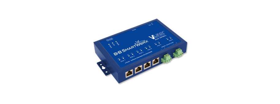 Сервер послідовних інтерфейсів  4 x RJ45 RS-232/422/485, 2 x RJ45 Advantech BB-ESP906CL