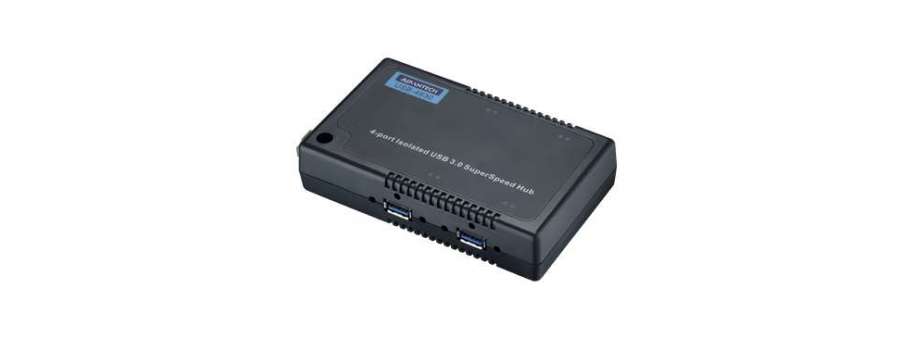 4-портовый изолированный USB 3.0 SuperSpeed концентратор Advantech USB-4630 с защитой от электростатического разряда до ±8 кВ (уровень 3) 