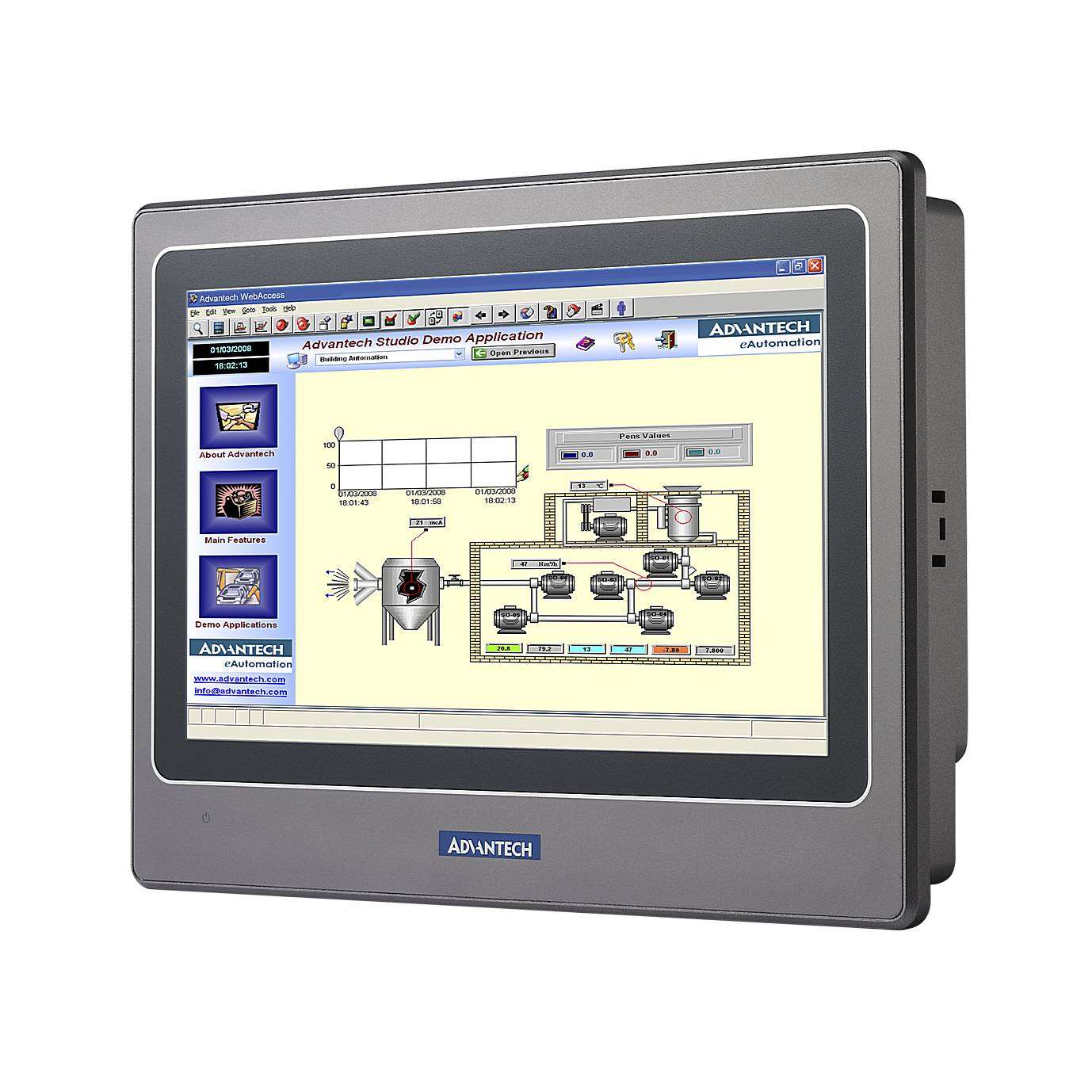 HMI панель оператора Advantech WebOP-2070T з IP66 7